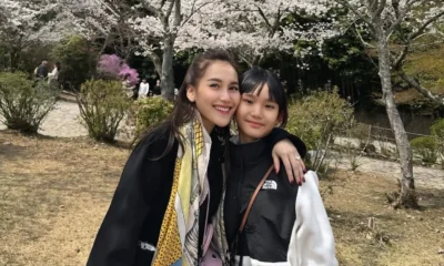 Penuhi janji ke anak, ayu ting ting liburan ke jepang bersama keluarganya