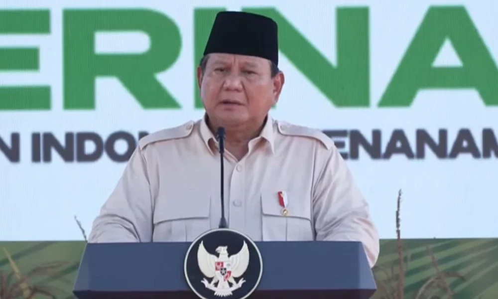 Presiden prabowo resmi luncurkan gerakan indonesia menanam