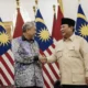 Presiden prabowo terima kunjungan wakil pm malaysia, bahas hubungan bilateral dan isu gaza