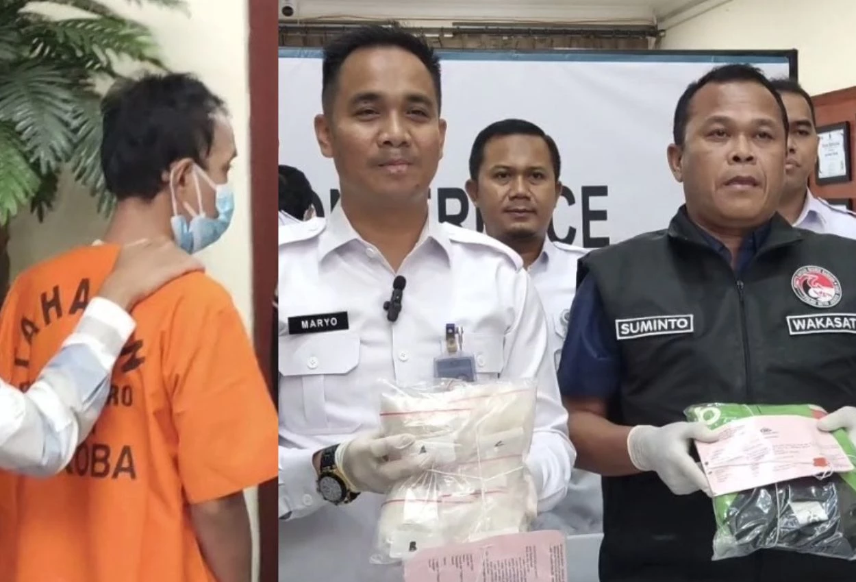 Pria berseragam ojol selundupkan sabu di dalam nasi ke lapas cipinang