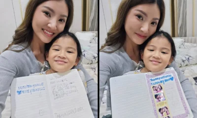 Thania putri onsu beri surat cinta untuk sarwendah, netizen salfok foto ruben onsu hilang