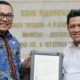 Tugu biawak wonosobo yang viral dapat sertifikat hak cipta dari kemenkumham jateng