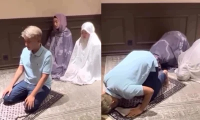 Viral video, ruben onsu jadi imam salat desy ratnasari dan anaknya