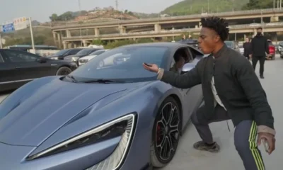 Ishowspeed kaget naik mobil canggih di china, bisa melompat hingga parkir otomatis