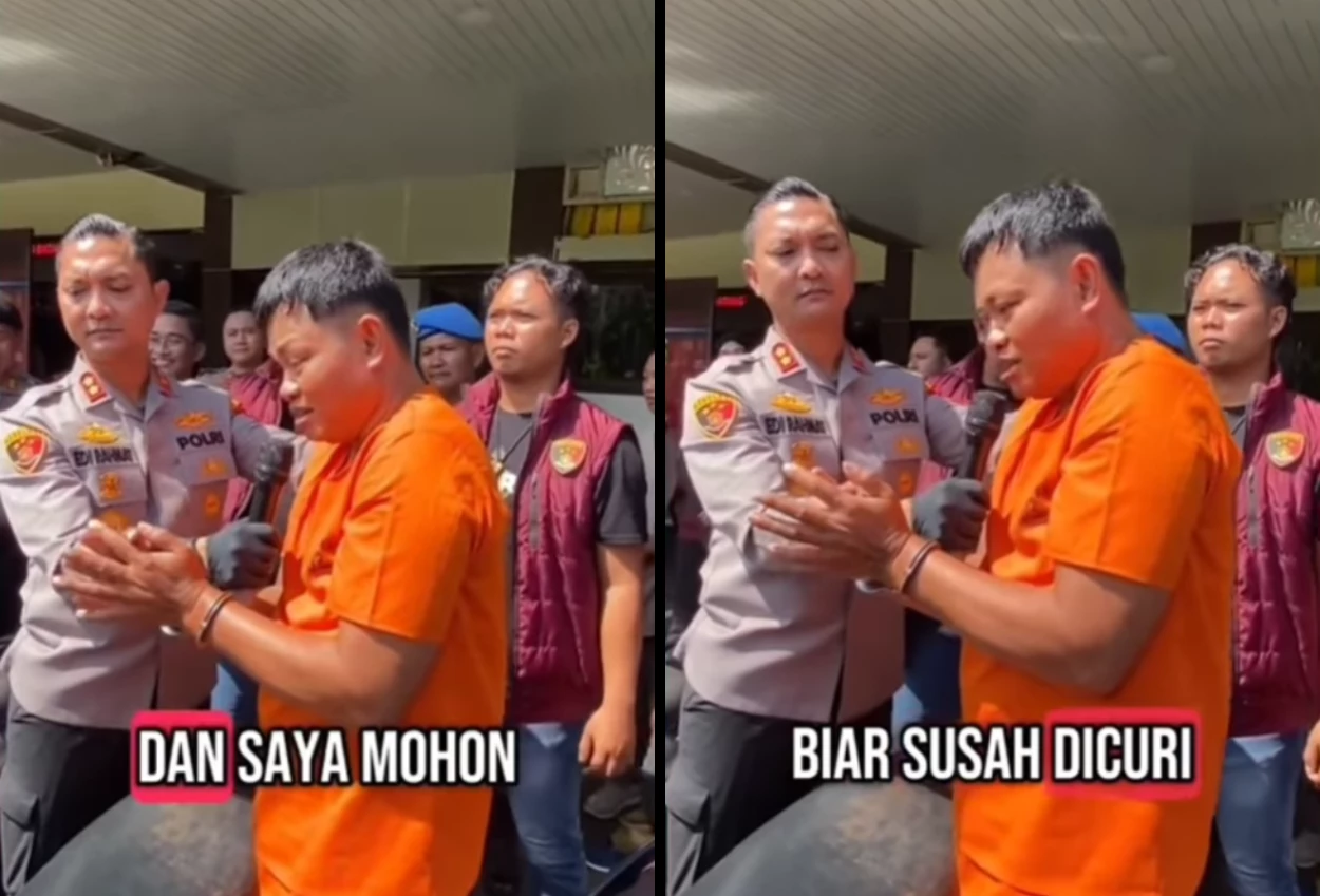 Akui menyesal usai ditangkap polisi, pelaku curanmor beri tips agar motor aman dari curian