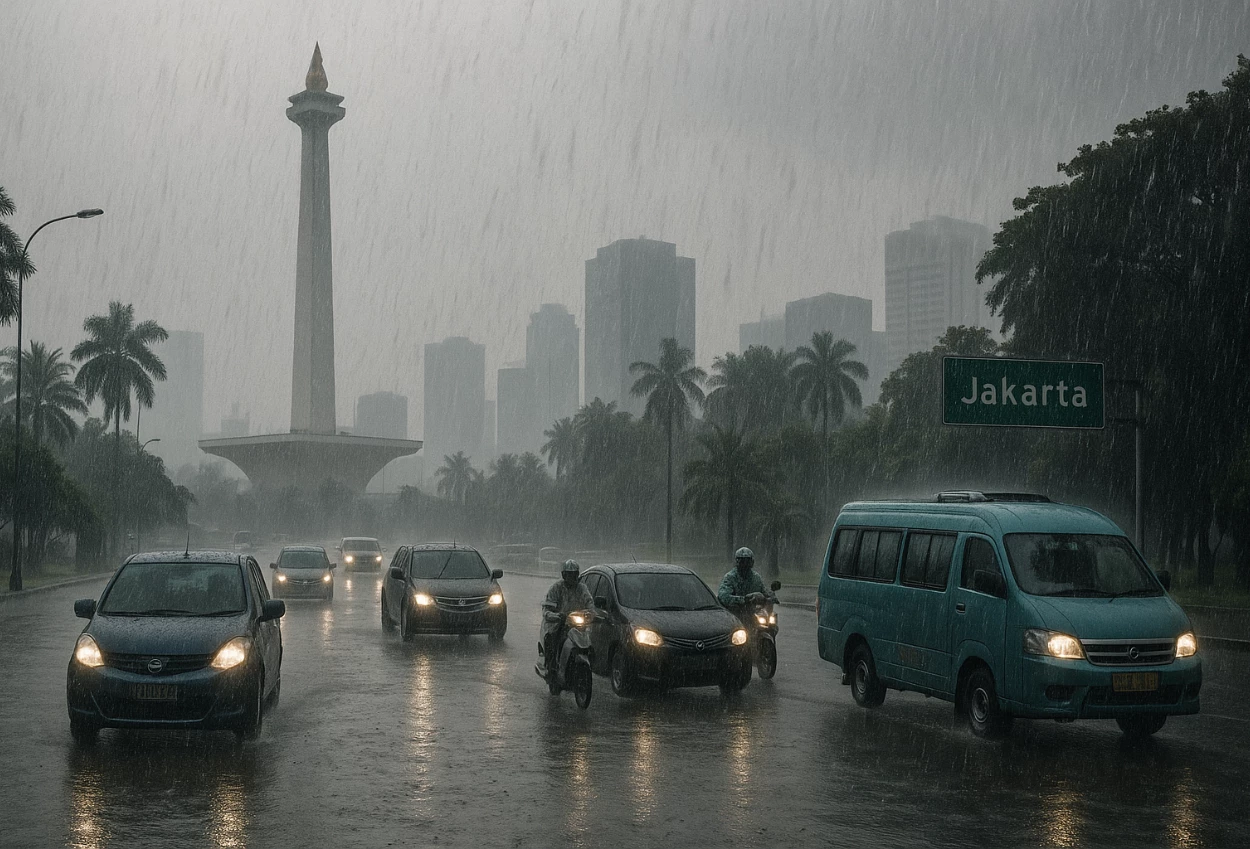 Bmkg ungkap penyebab hujan lebat di jakarta selama pancaroba