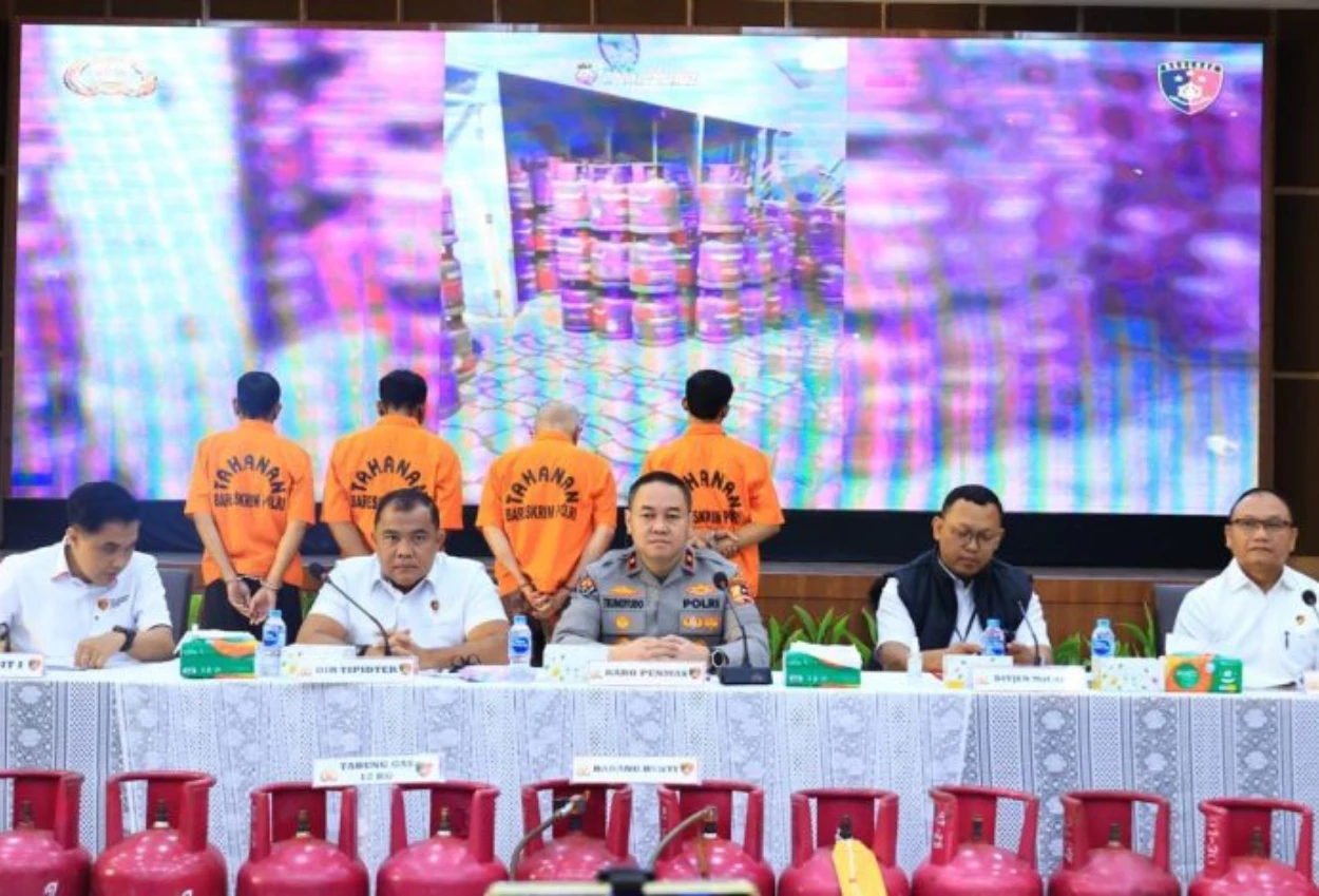 Bareskrim gagalkan bisnis gas subsidi ilegal di karawang, omzetnya rp1,2 miliar