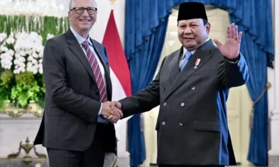 Bill gates tiba di istana, disambut langsung oleh presiden prabowo