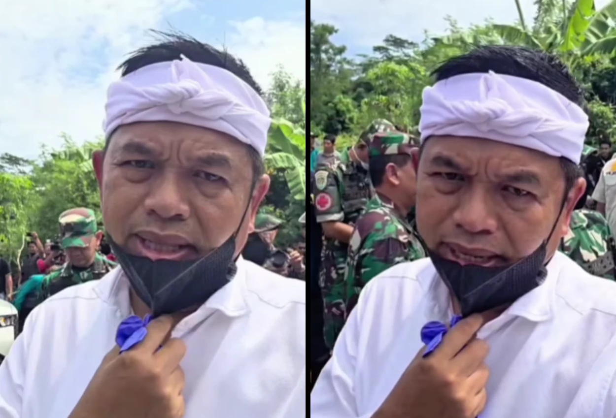 Dedi mulyadi sambangi keluarga korban ledakan amunisi di garut