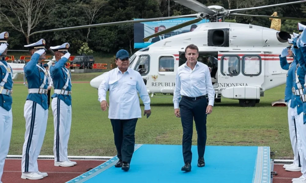 Disambut presiden prabowo di yogyakarta, presiden macron akan tinjau akmil magelang