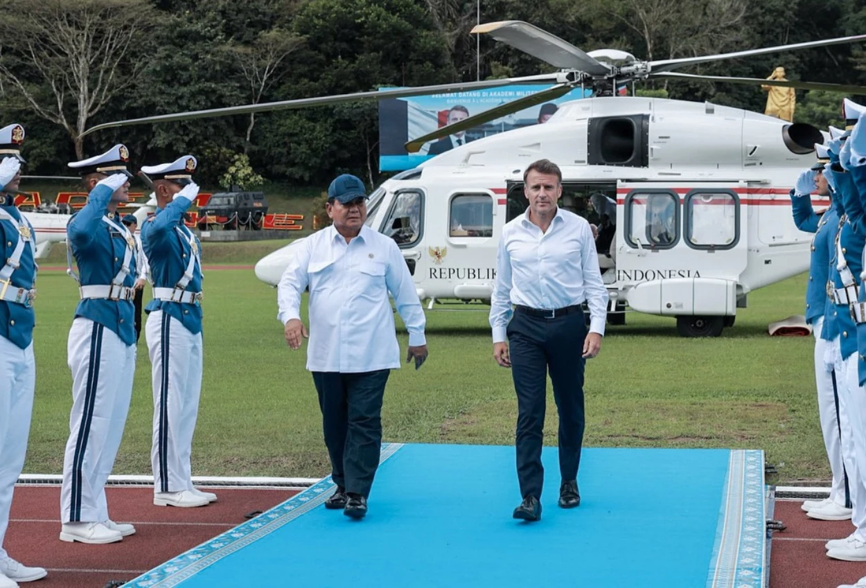 Disambut presiden prabowo di yogyakarta, presiden macron akan tinjau akmil magelang