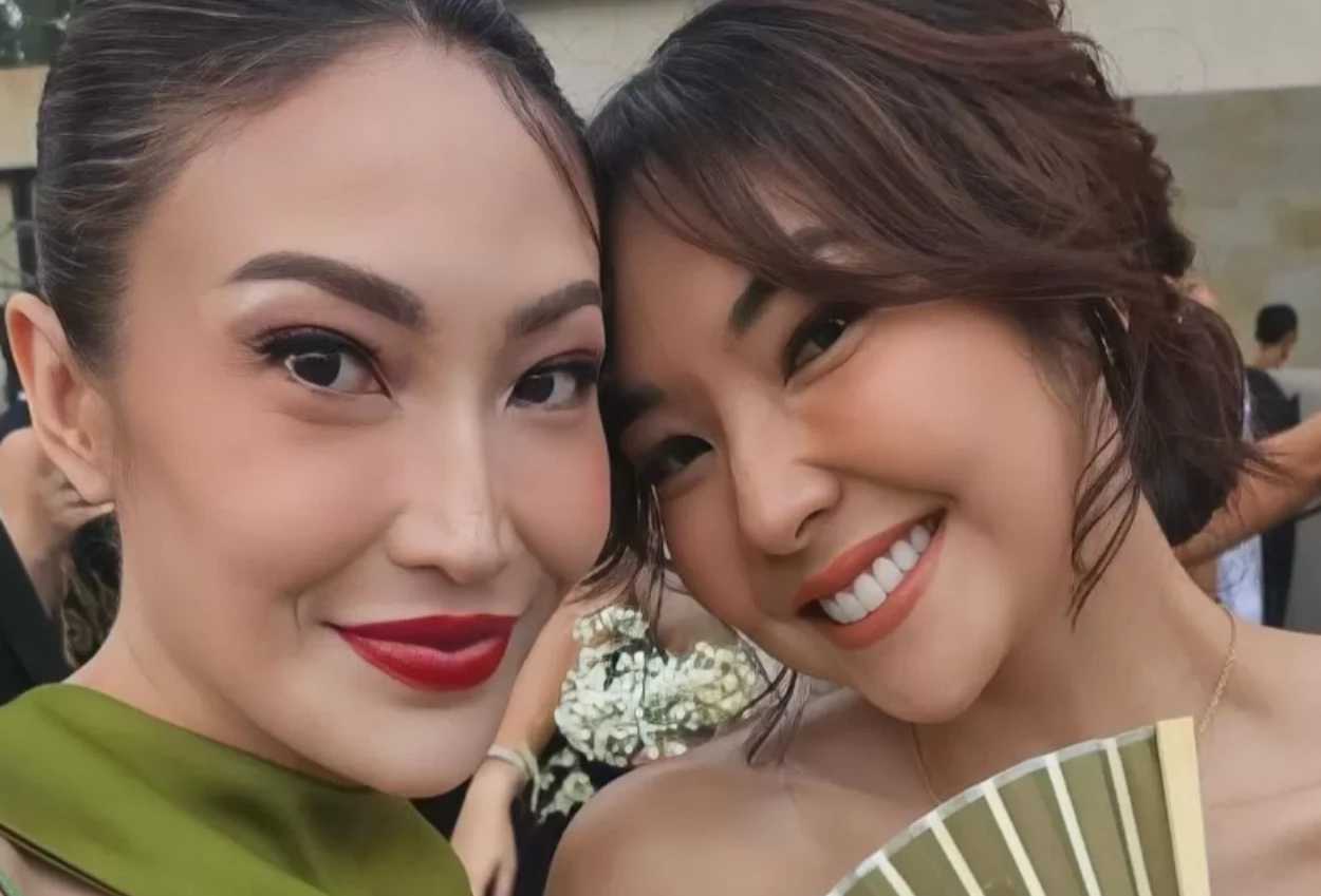 Dituding sindir gisell di pernikahan luna maya, ayu dewi saya tu suka bercanda