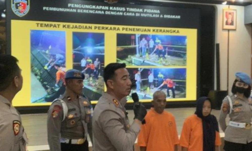 Dua pelaku mutilasi ibu dan anak di cianjur ditangkap polisi