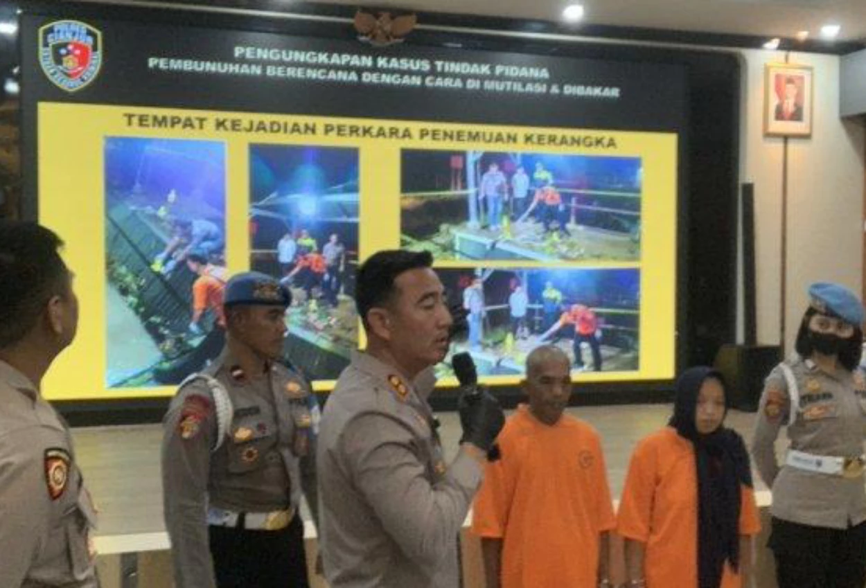 Dua pelaku mutilasi ibu dan anak di cianjur ditangkap polisi
