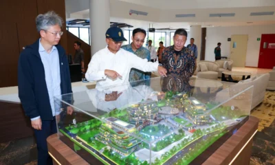 Duta besar tiongkok untuk indonesia, h.e. wang lutong, bersama ketua kamar dagang tiongkok di indonesia, sun shangbin, dalam kunjungan kerja ke ikn
