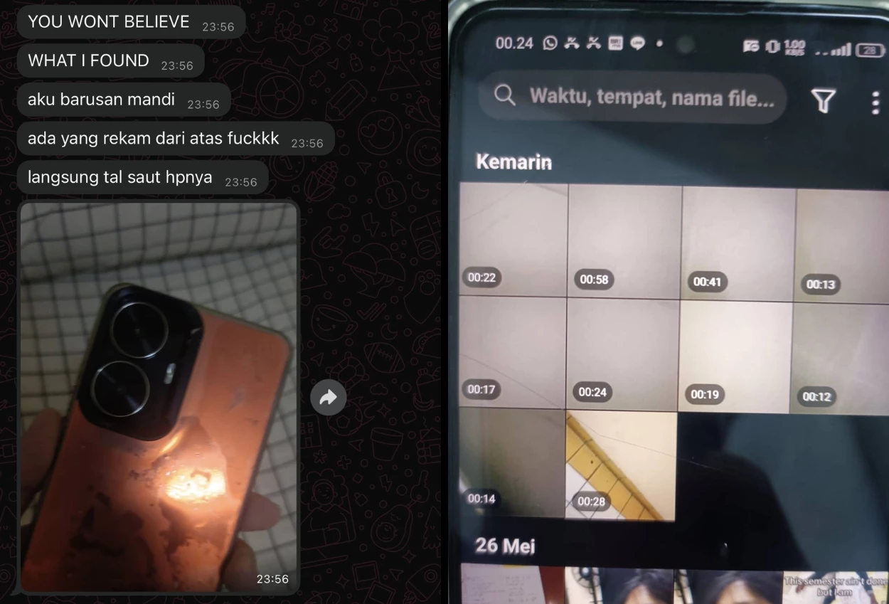 Geger! mahasiswa ui rekam diam diam penghuni asrama yang sedang mandi