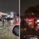 Graha raya dan karang tengah lumpuh diterjang banjir