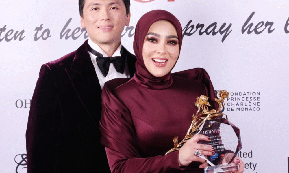 Hadiri cannes 2025, syahrini dapat penghargaan ini dari unesco