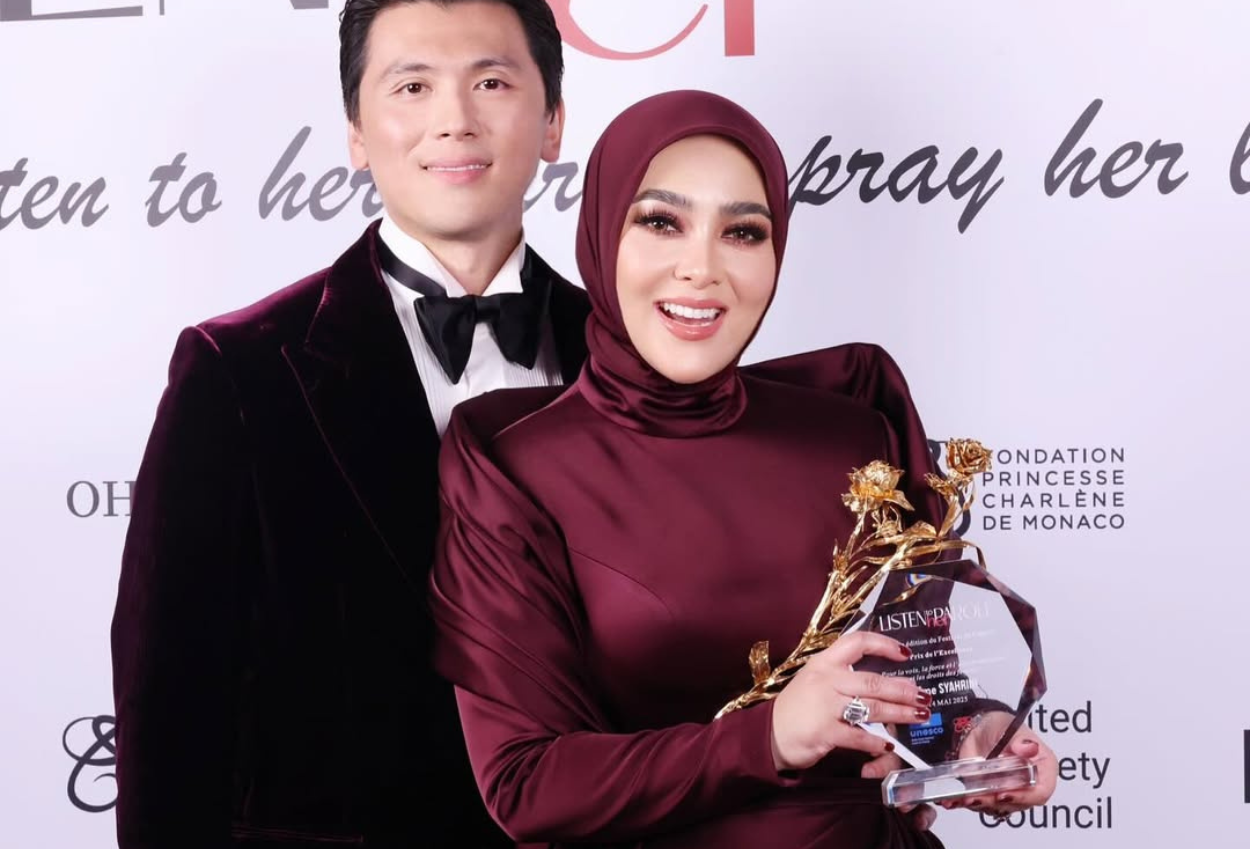 Hadiri cannes 2025, syahrini dapat penghargaan ini dari unesco