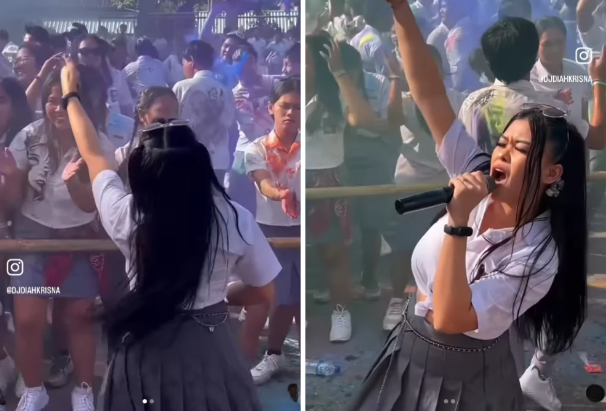Heboh! pesta kelulusan smk di bali undang dj