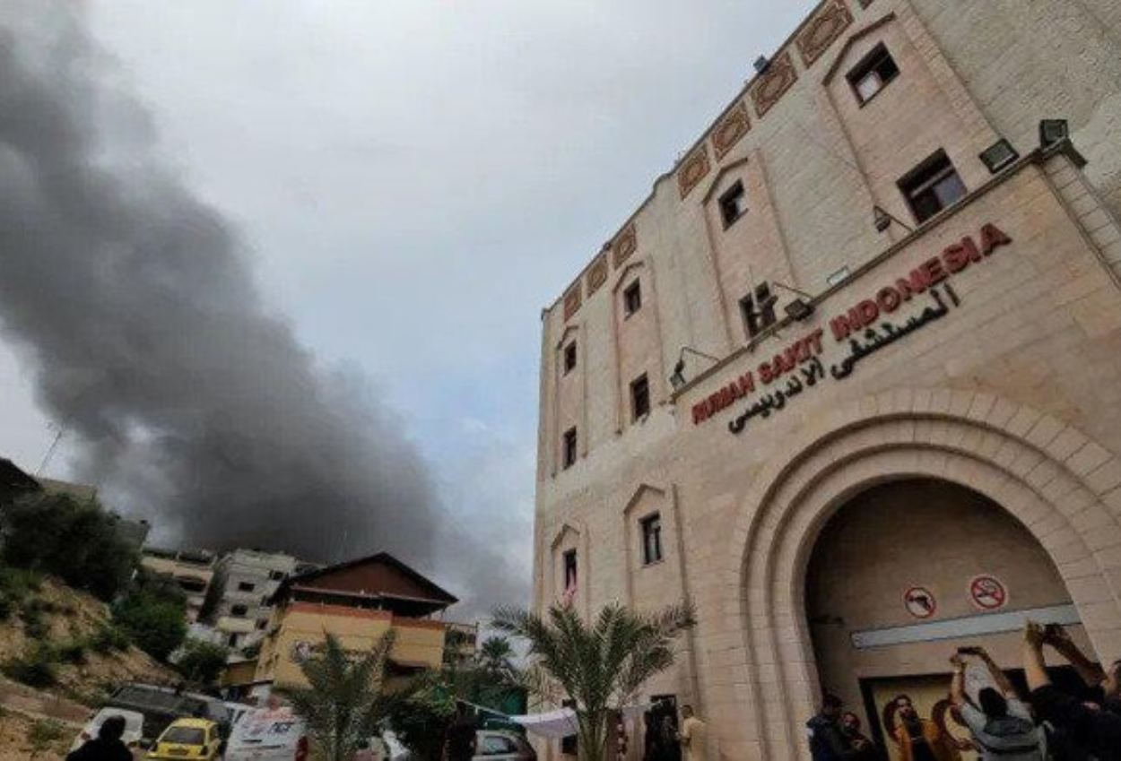 Israel serang rumah sakit indonesia di gaza, tiga generator listrik terbakar