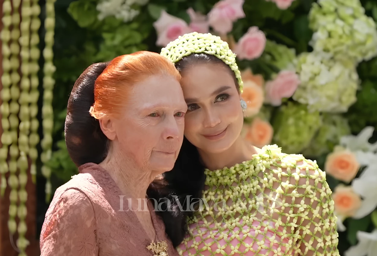 Jelang pernikahan, luna maya gelar prosesi siraman bersama maxime bouttier
