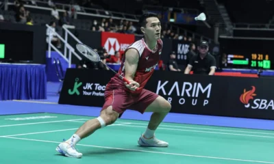Jonatan christie gugur di singapore open 2025 usai kalah dari tunggal putra malaysia