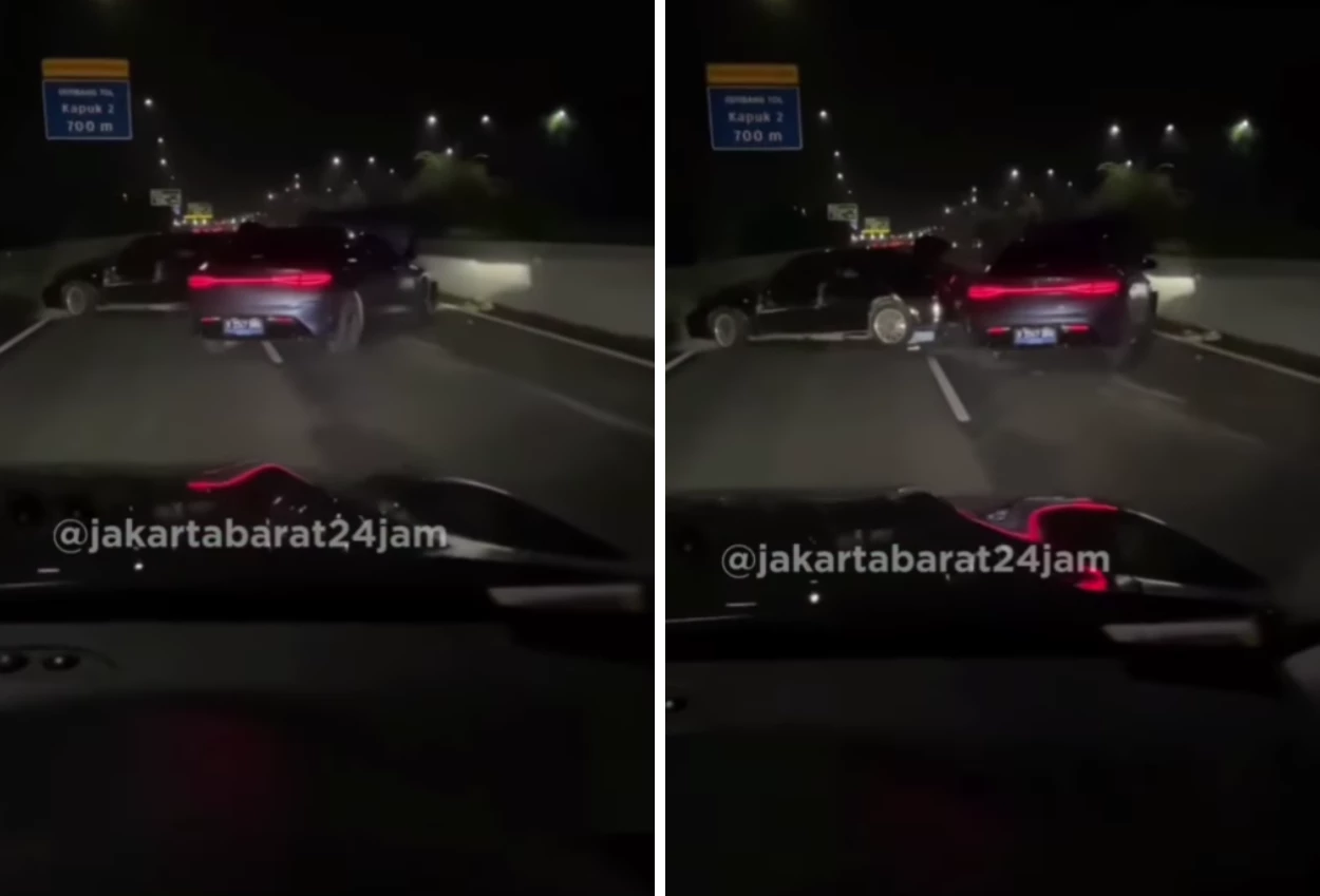 Kronologi tabrak lari mobil byd di tol jakarta utara, bayi 2 bulan jadi korban