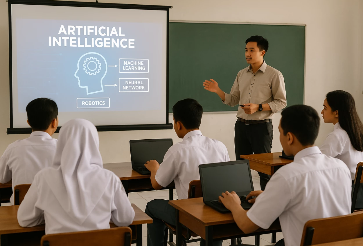 Kurikulum ai mulai dilirik untuk smk, tenaga pendidik soroti akses teknologi dan sumber daya