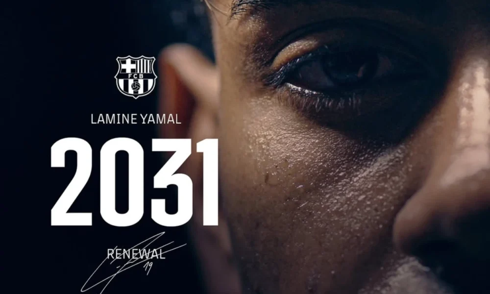 Lamine yamal resmi perpanjang kontrak dengan barcelona hingga 2031