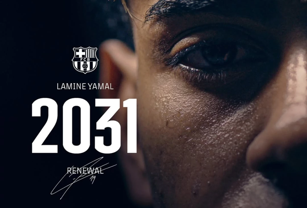 Lamine yamal resmi perpanjang kontrak dengan barcelona hingga 2031