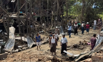 Lebih dari 400 warga myanmar mengungsi ke thailand setelah serangan drone oleh pemberontak