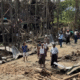 Lebih dari 400 warga myanmar mengungsi ke thailand setelah serangan drone oleh pemberontak