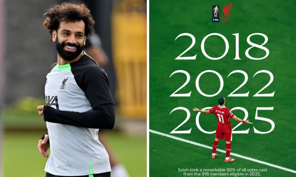 Mohamed salah raih gelar fwa pemain terbaik 2025 untuk ketiga kalinya!