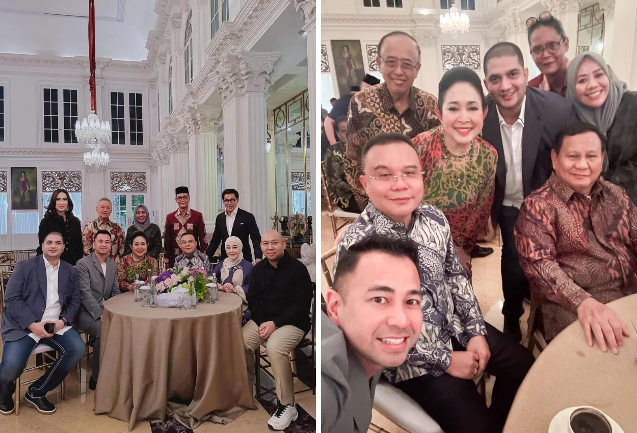 Momen titiek soeharto rayakan ulang tahun, prabowo ikut hadir