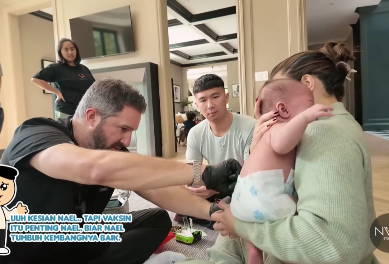 Nikita willy panggil dokter ke rumah untuk imunisasi anak kedua, begini prosesnya