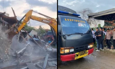 Posko grib jaya di atas tanah bmkg akhirnya dibongkar