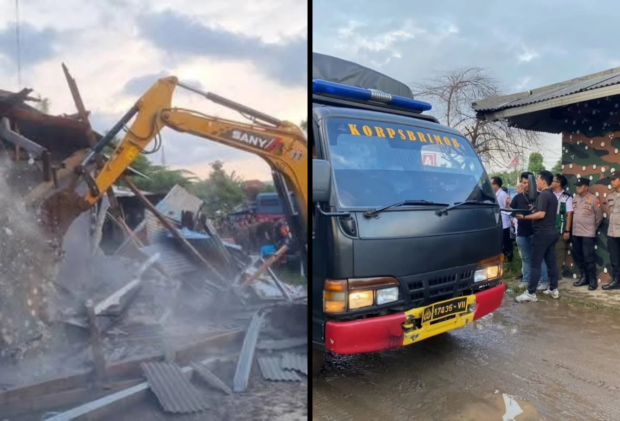Posko grib jaya di atas tanah bmkg akhirnya dibongkar
