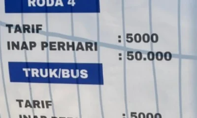 Rincian tarif parkir di pelabuhan jepara