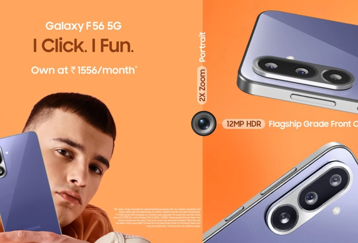 Samsung rilis galaxy f56 5g di india, smartphone tertipis di f series