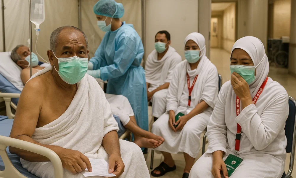 Sebanyak 99 jemaah haji asal indonesia terinfeksi pneumonia
