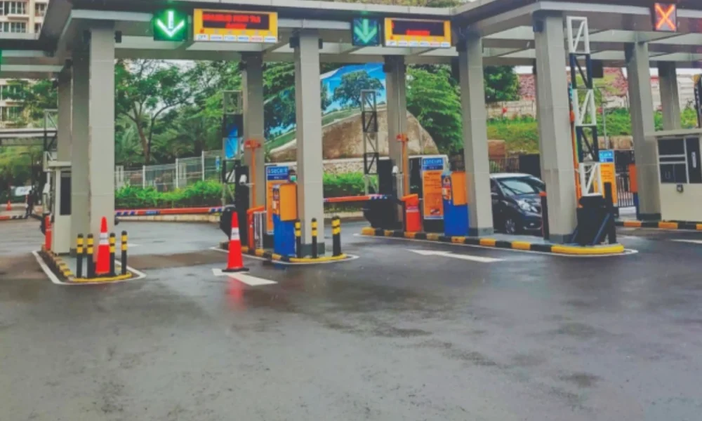 Sistem parkir nontunai