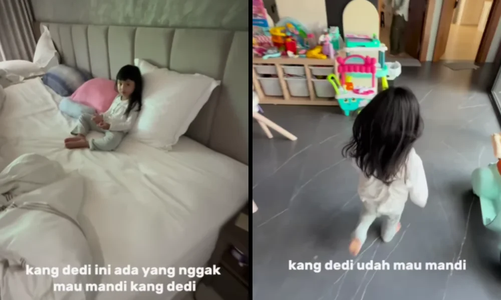 Tak mau mandi, atta halilintar ingin bawa ameena ke barak militer