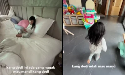 Tak mau mandi, atta halilintar ingin bawa ameena ke barak militer