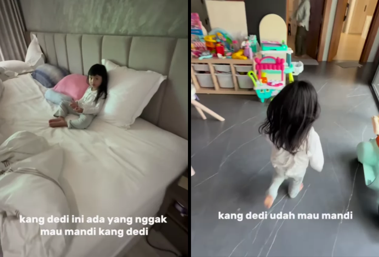 Tak mau mandi, atta halilintar ingin bawa ameena ke barak militer