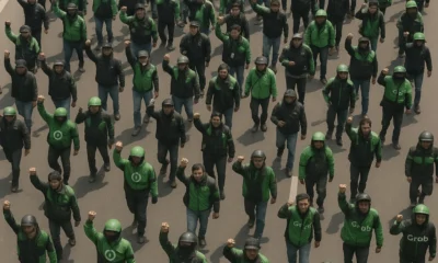 Tak semua driver ojol ikut demo, ini alasannya!