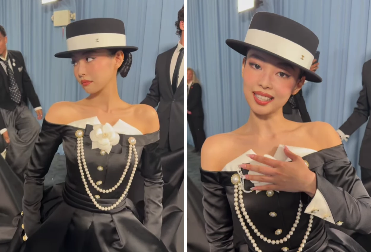Tampil di met gala 2025, jennie blackpink sihir netizen dengan gaun chanel