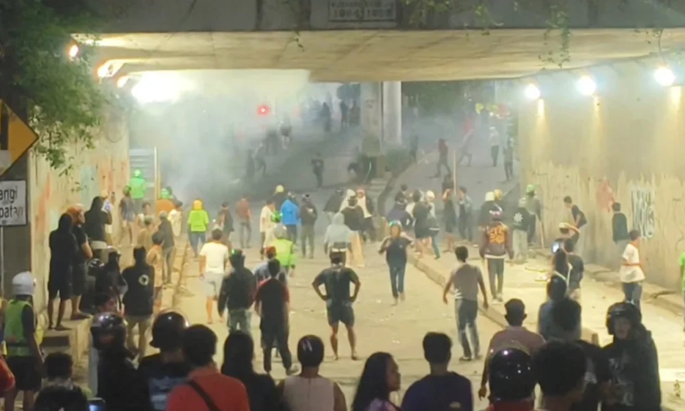 Tawuran antarwarga terjadi di manggarai, lalu lintas terganggu