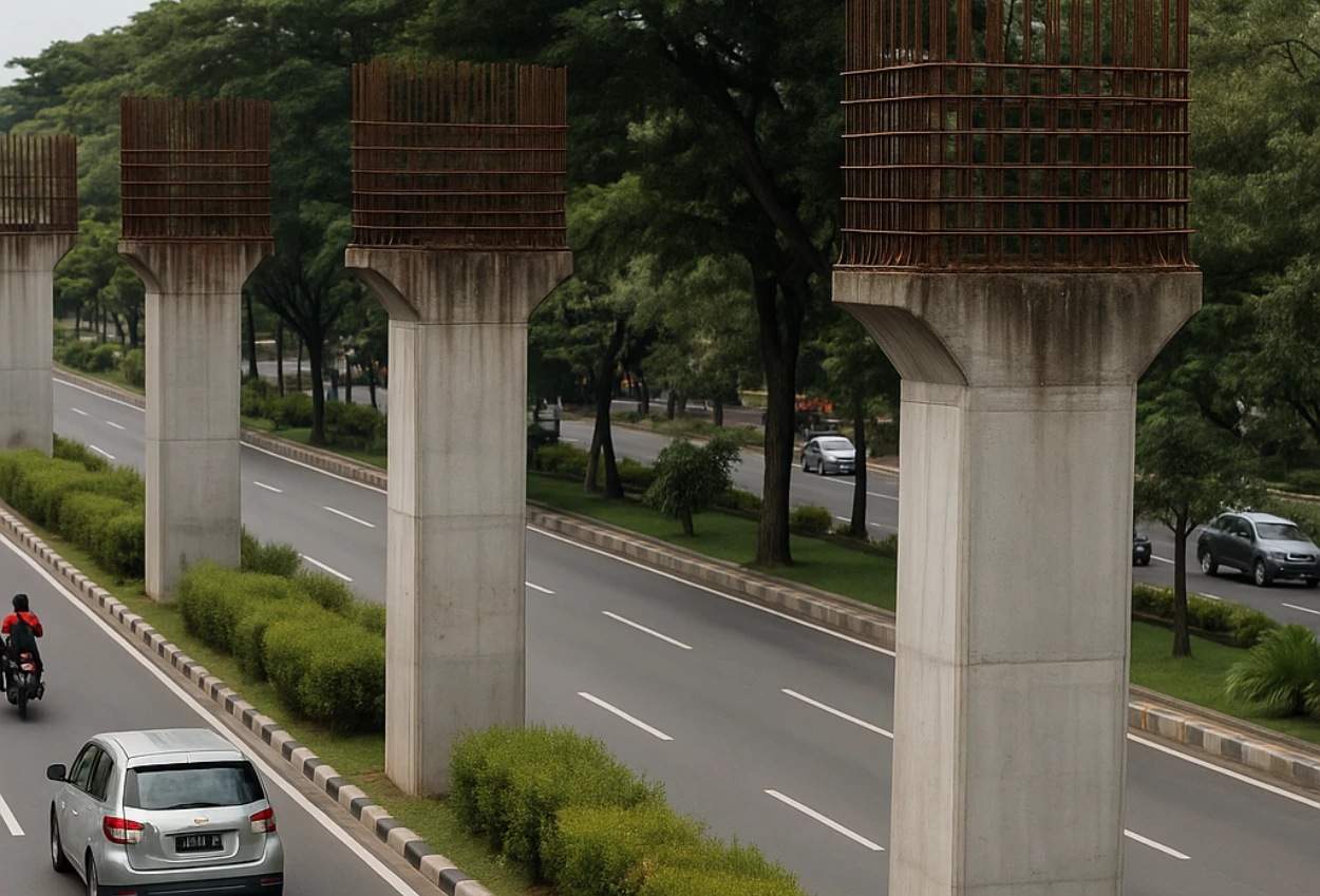 Tiang monorel terbengkalai akan dibongkar, dprd dki dukung langkah gubernur pramono