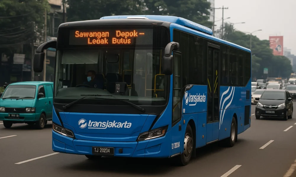Transjakarta resmi layani rute sawangan lebak bulus mulai 5 juni